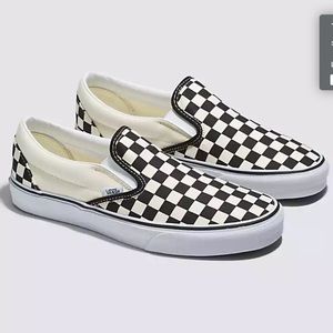 VANS CLASSIC SLIP-ON CHECKERBOARD SHOE